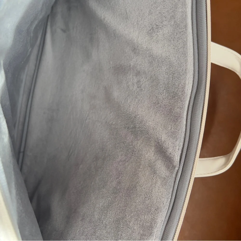 Laptop Carrying Bag Women 11-15.6 inch Laptop Sleeve Creme Multicolor NWOT